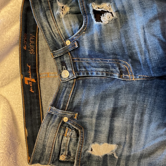 7 for all mankind, ankle skinny jean - Picture 5 of 6